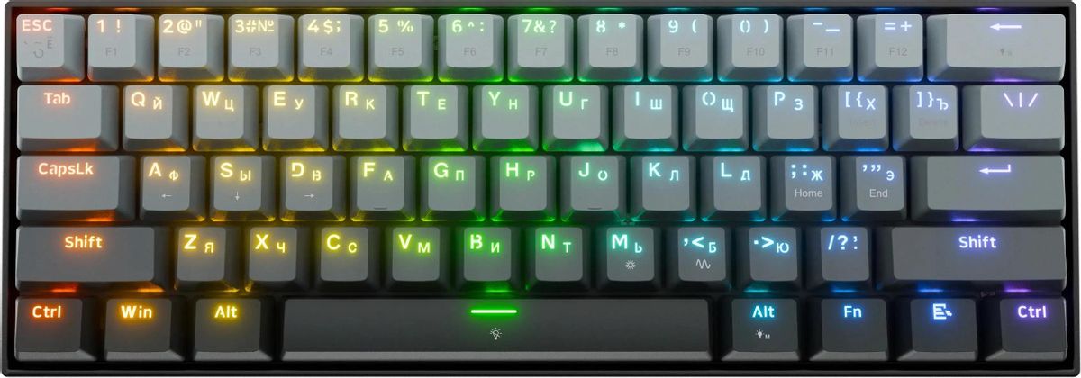 Клавиатура Redragon Fizz RT,  USB, серый серый [72300]